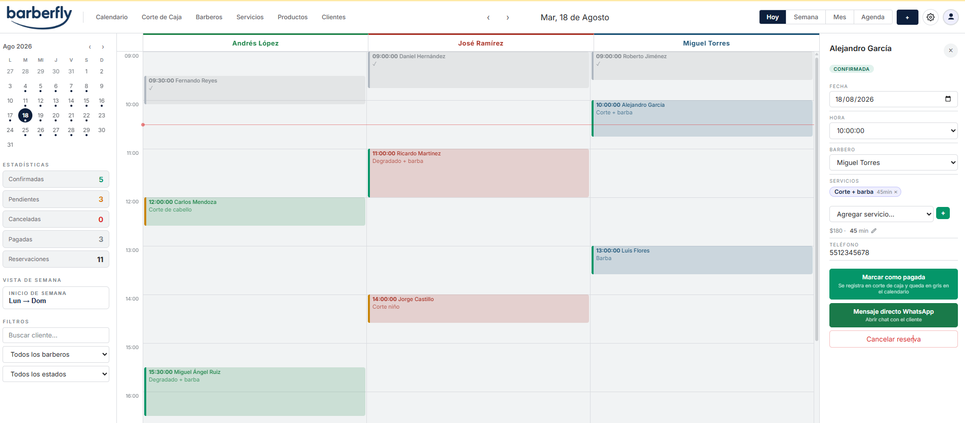 Agenda semanal